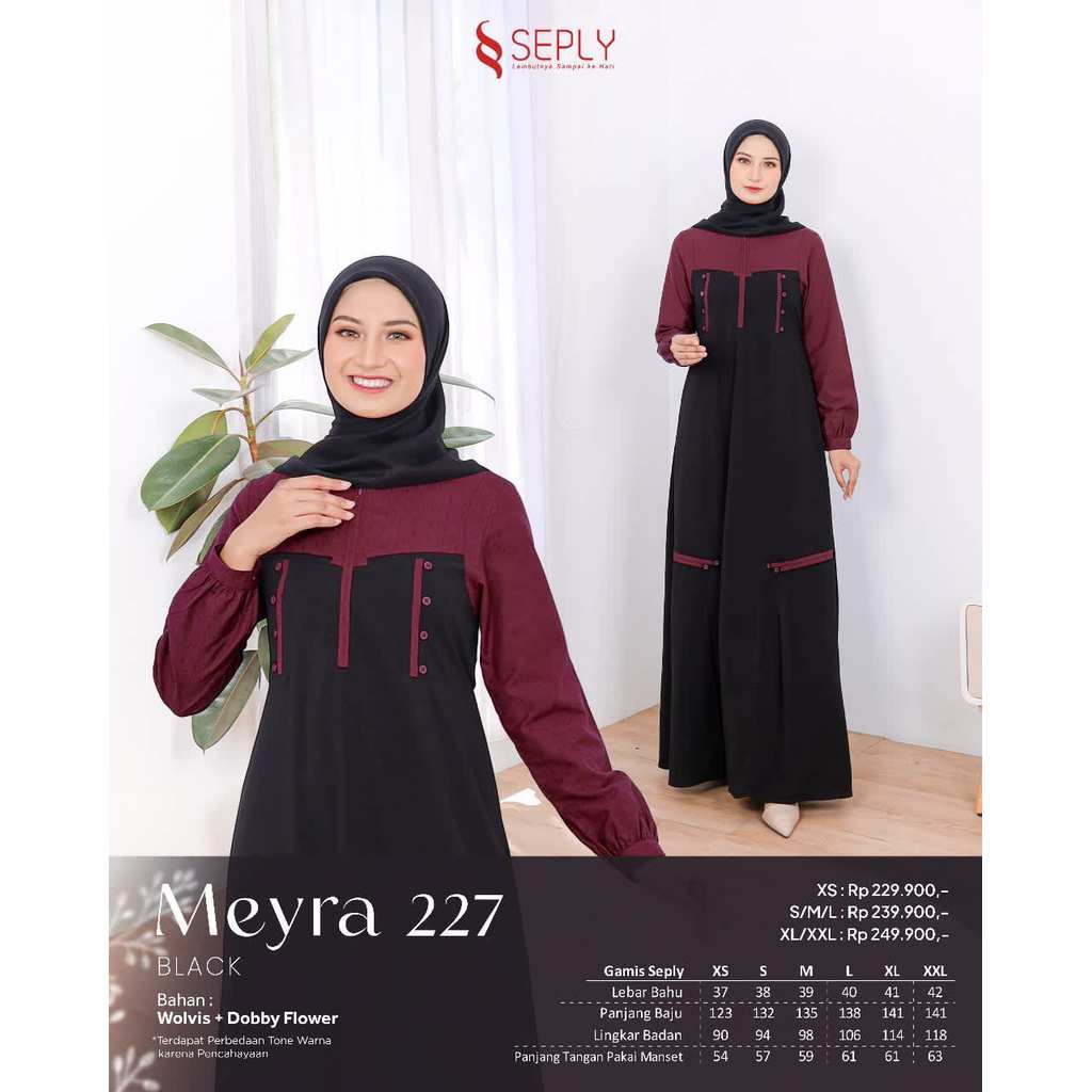 SEPLY GAMIS DEWASA MEYRA 227 BLACK