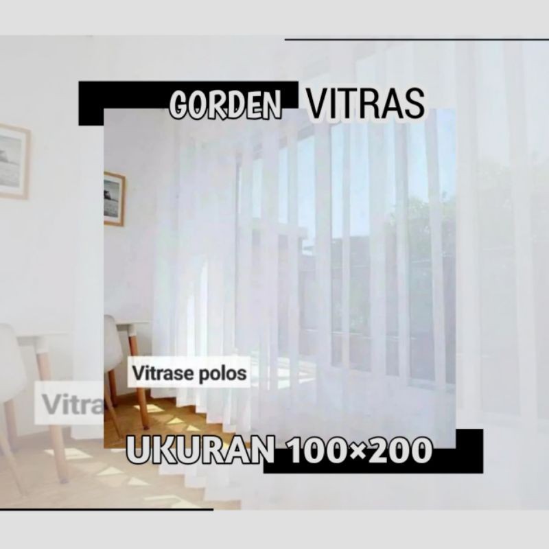 VITRAS GORDEN POLOS TIMAH UKURAN 100×220,150×220 & 200×220CM