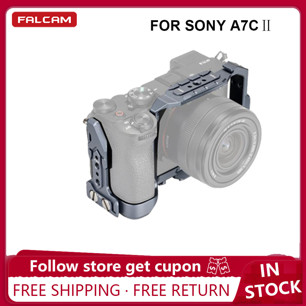 Falcam F22&F38&F50 Quick Release Ecosystem Bottom Plate L Bracket Camera Cage for Sony A7CII A7C2 Ca