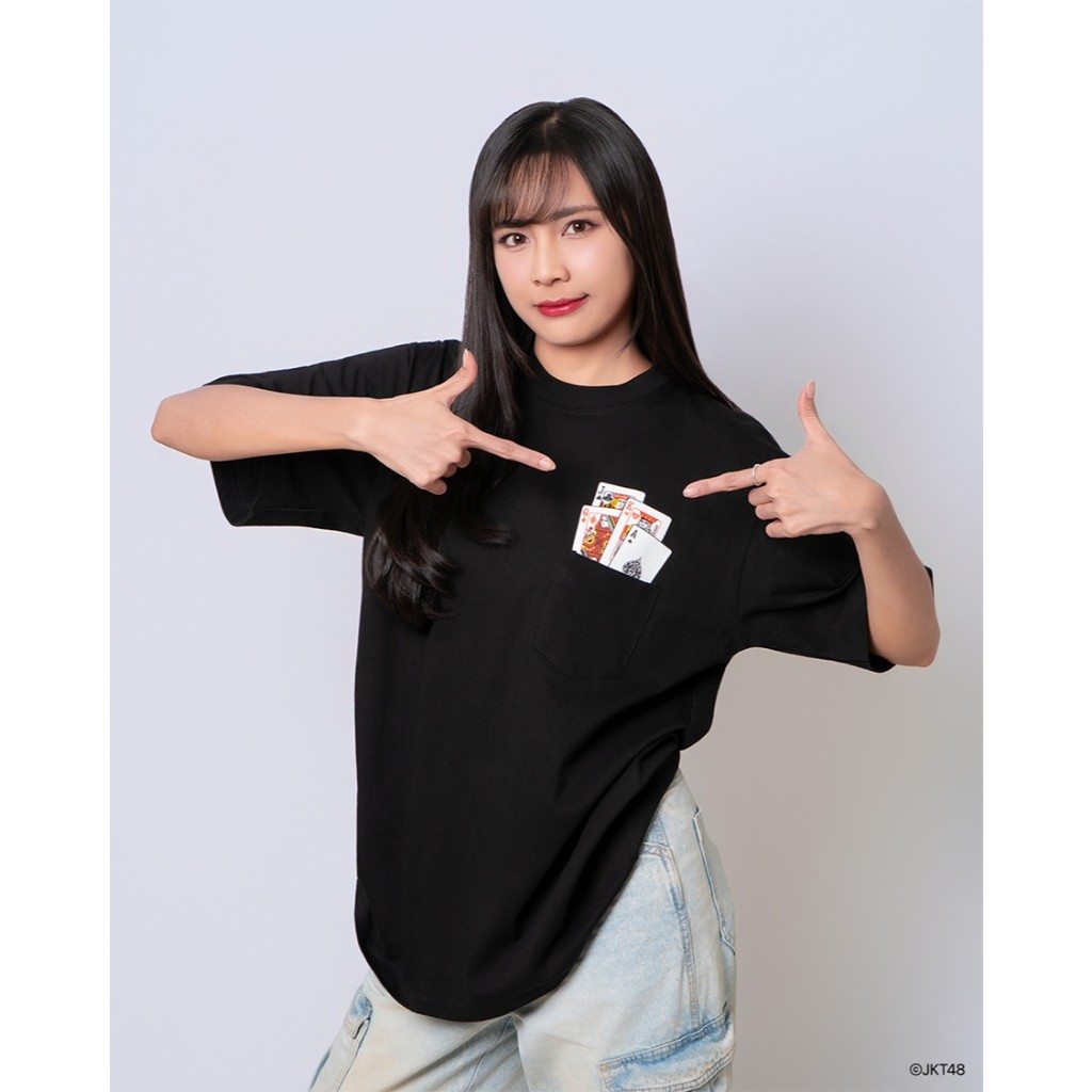 <Kaos Katun> JKT48 Pocket T-Shirt Pertaruhan Cinta