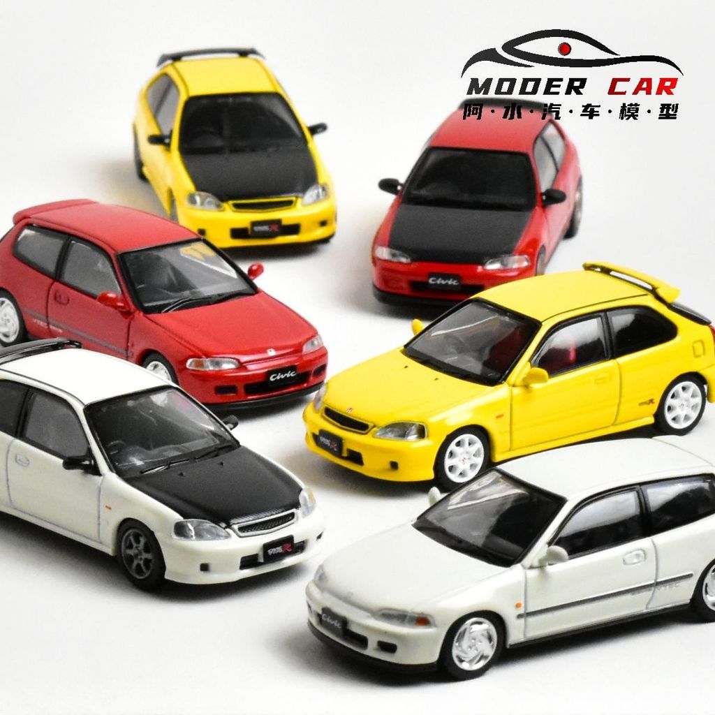 HOBBY JAPAN 1:64 Civic EG6 Type-R EK9 JDM Diecast Model Car