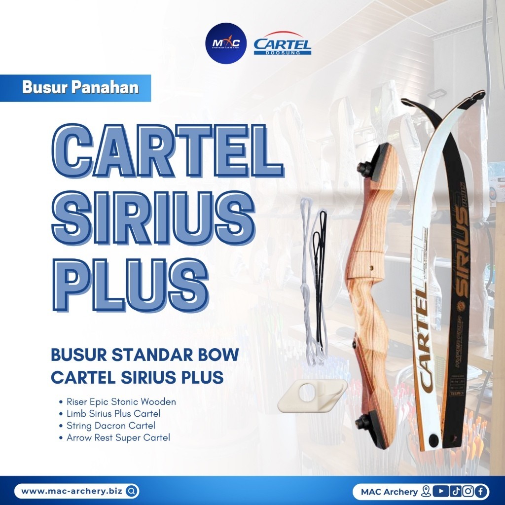 SET / PAKET CARTEL SIRIUS PLUS PANAHAN BUSUR PANAHAN