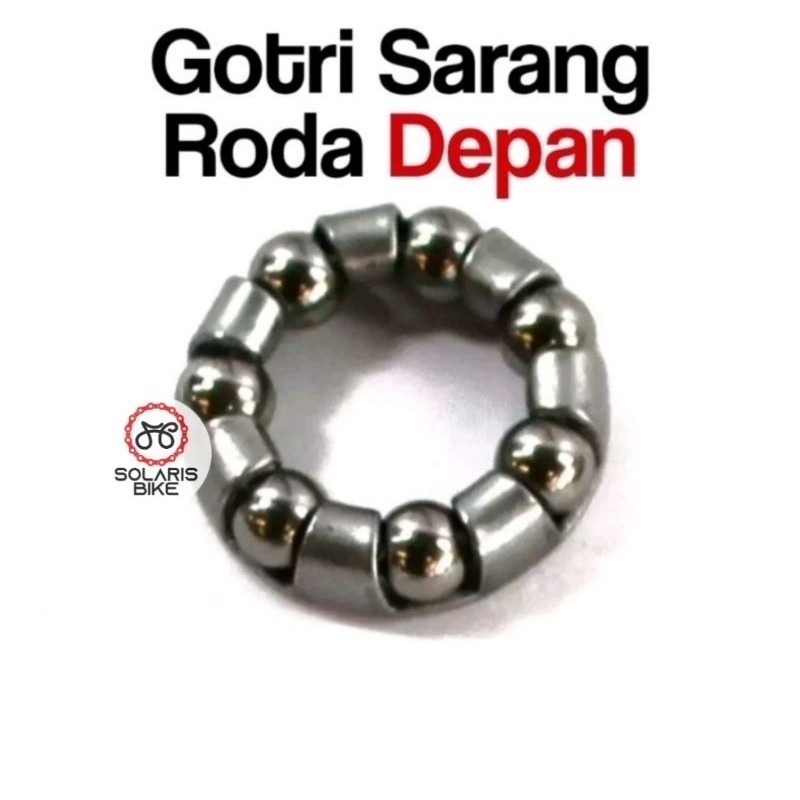 GROSIR BANYAK Gotri 3/16 x 7 Sarangan Gotri Pelor Hub Depan Sepeda BMX Mini MTB Fixie Roadbike minim