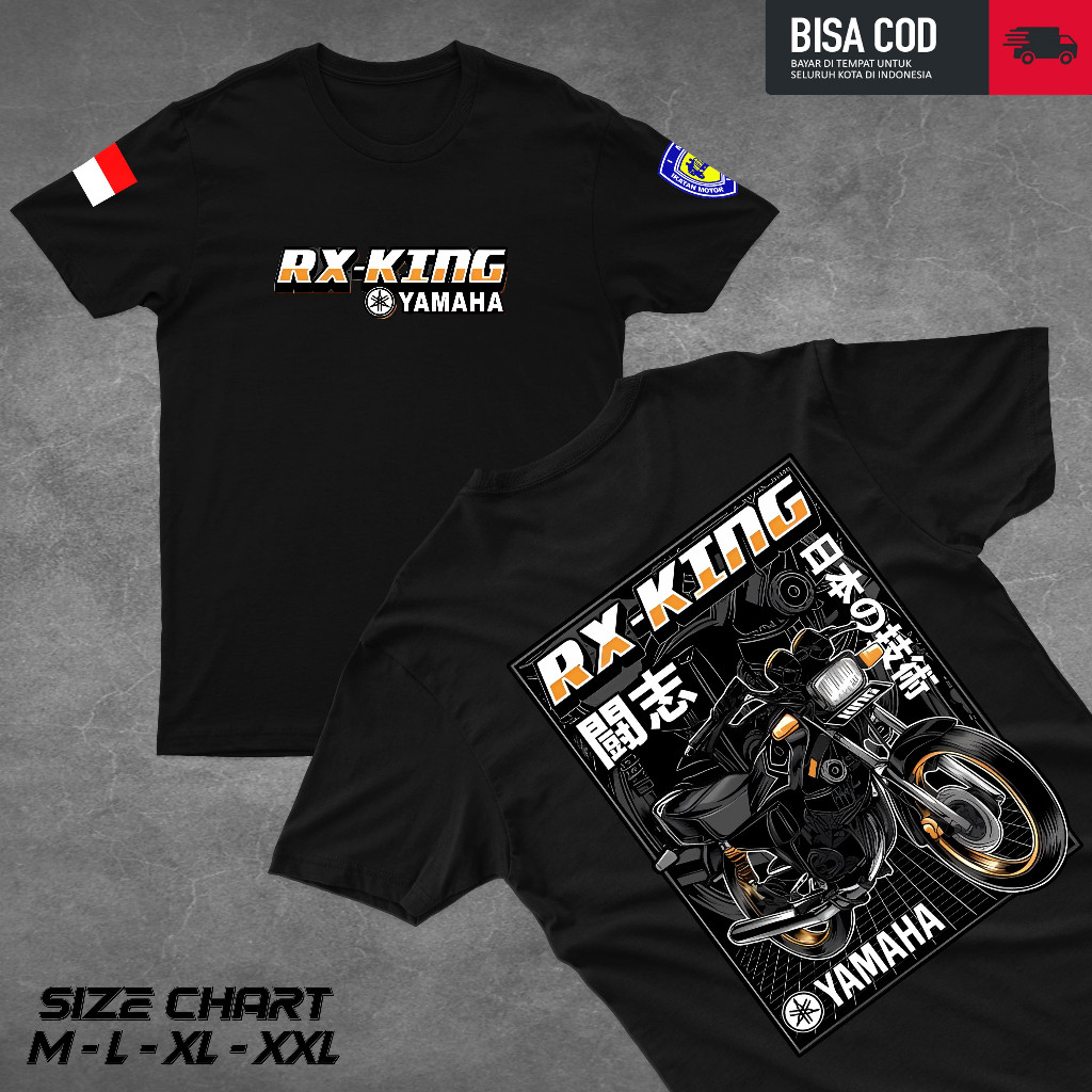 Kaos Motor Yamaha RX King // Kaos RX King // Baju RX King // RX King lokalo