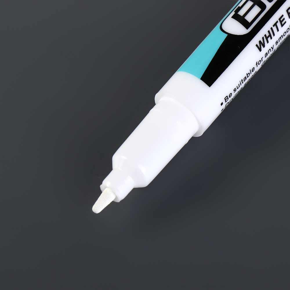 0.7mm/1.0mm/.2.5mm White Permanent Paint Pen Not Easy To Fade Waterproof White Marker Pens Extra Lar