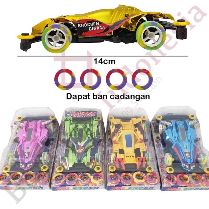 Mainan Mobil Tamiya Super Cepat Balapan Warna Random - Tamiya+Baterai
