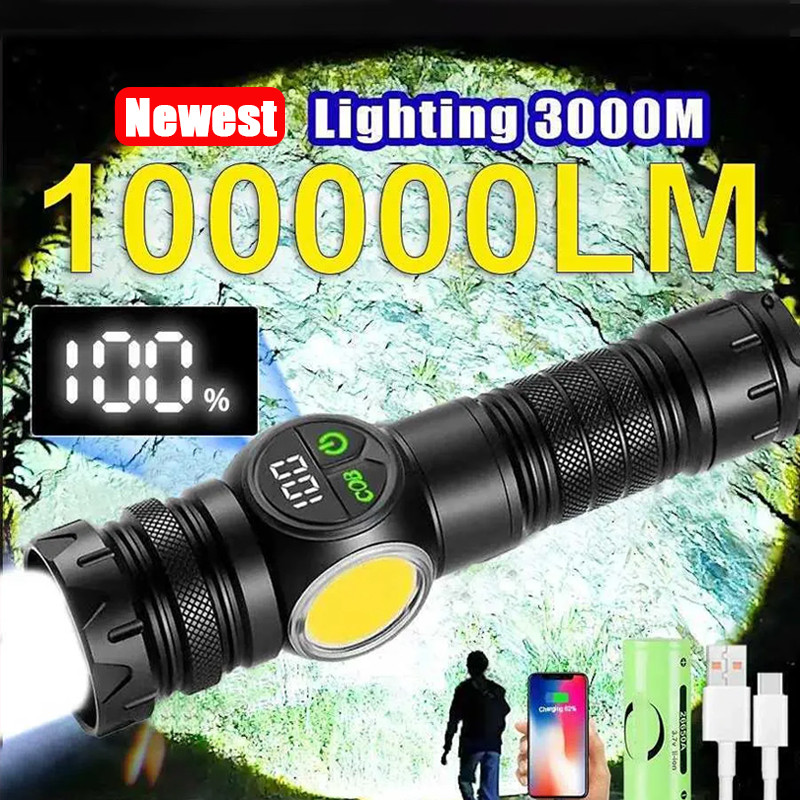 YMJR S2305 senter super terang/Super Terang/senter led super terang jarak jauh/White Laser Senter LE