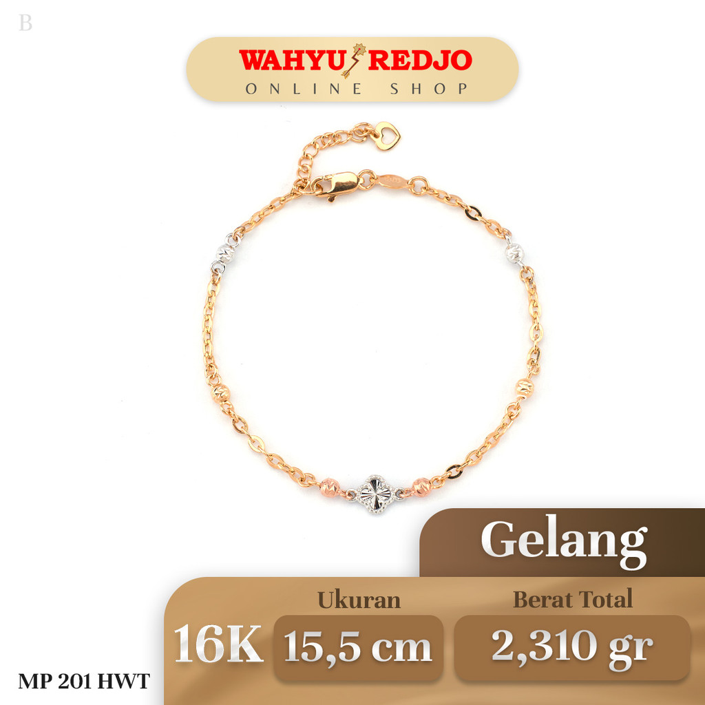 Gelang Emas Kadar 16K Wahyu Redjo GL-16K-30588413-PMR