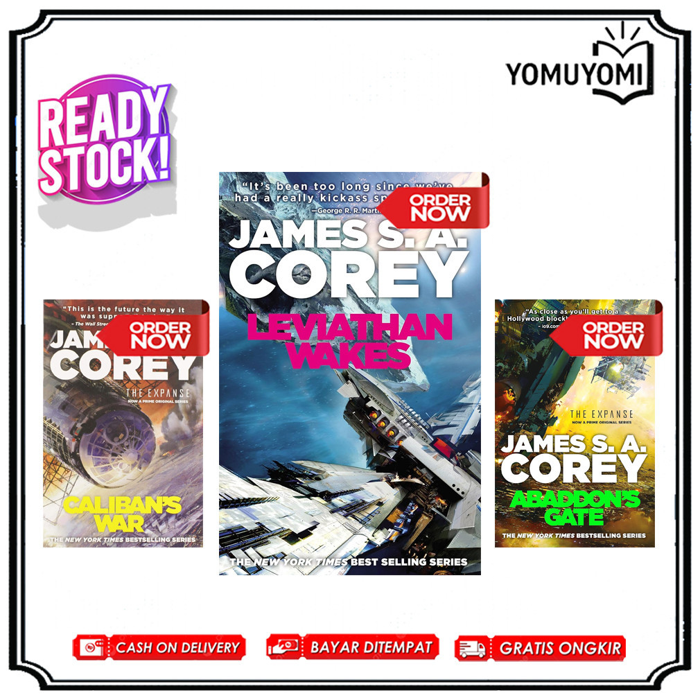 The Expanse (9 book series) Leviathan Wakes | Caliban's War | Leviathan Falls By James S. A. Corey