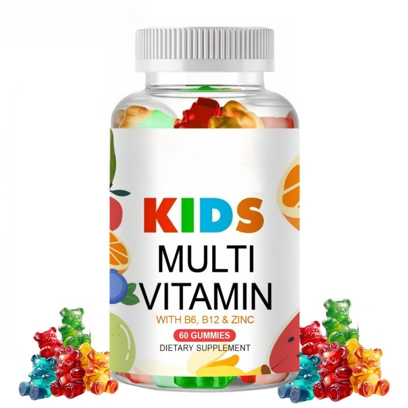 Permen Jeli Multivitamin untuk Anak Mendukung Kesehatan Mata Tulang Gigi dan Imunitas 60pcs