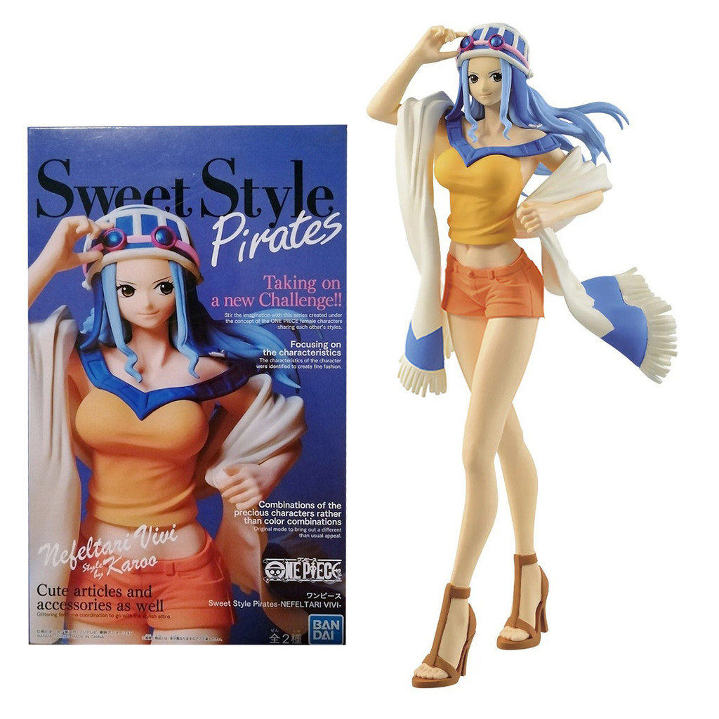 Anime One Piece Figure Sweet Style Pirates Nefeltari Vivi GRANDLINE JOURNEY Boa Hancock Nami Action 