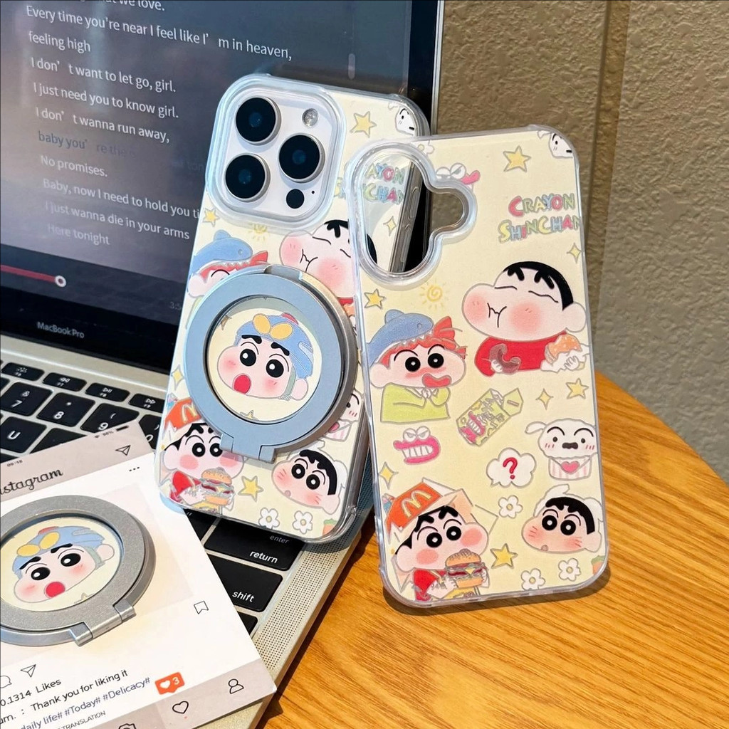 Casing HP Ring Holder Kartun Imut Case HP Anti Pecah Samsung A22 M04 M12 A10 A03S A10S F12 A515FA52A