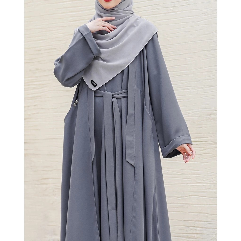 abaya syar'i  3 in 1 set outer Abaya Turkey Abaya Set Abaya Arab Abaya Polos Abaya Set Abaya Outer