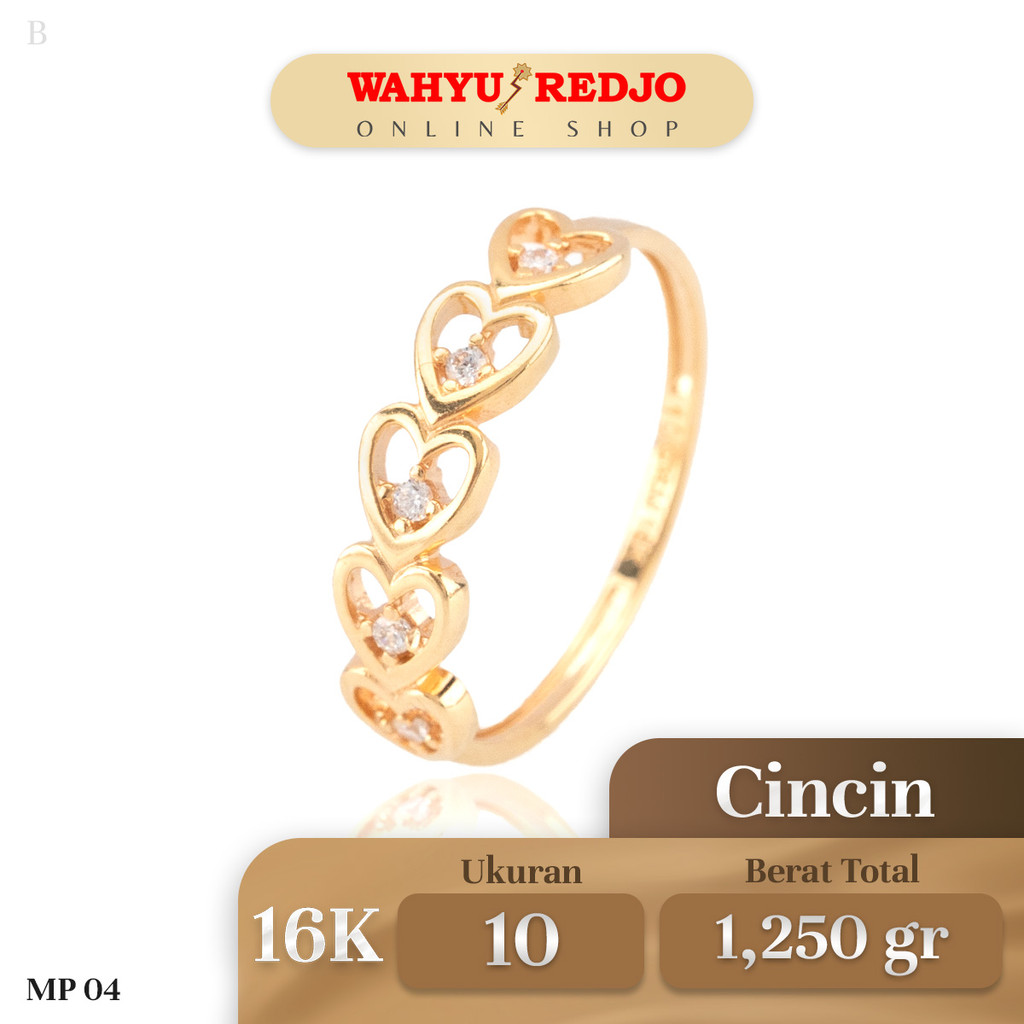 Cincin Emas Kadar 16K Wahyu Redjo CC-16K-30472320