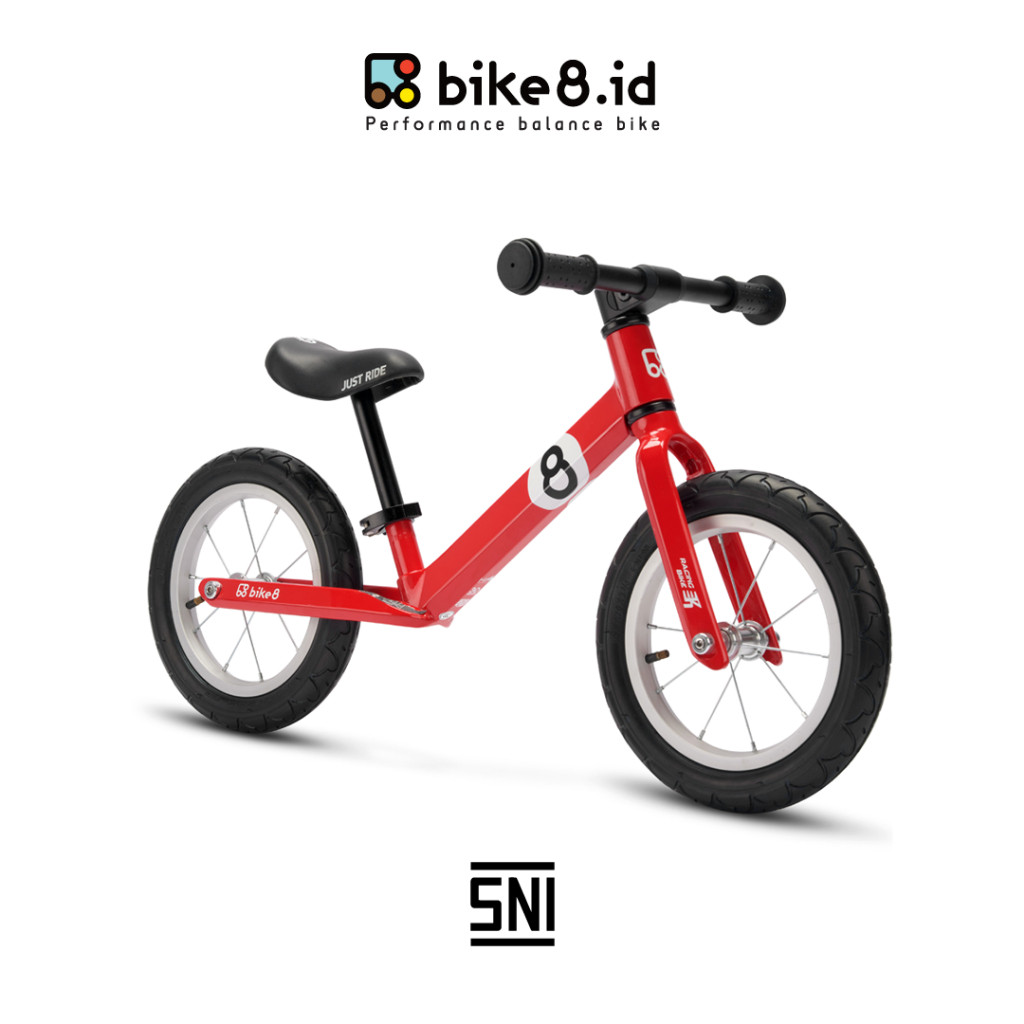 BIKE8 Racing Balance Bike / Push Bike - Sepeda Anak - Red