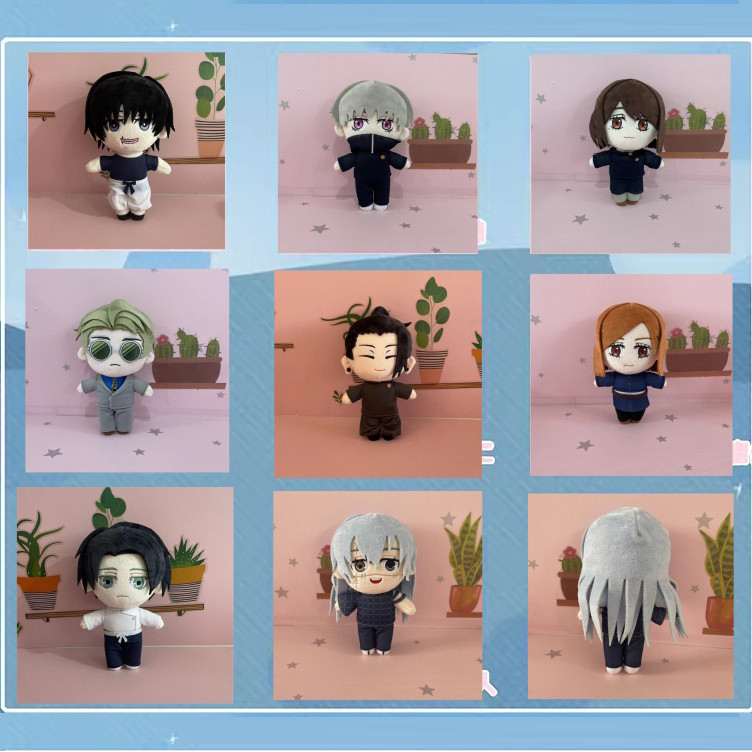 Anime Surrounng Plush Toys Jujutsu Kaisen Toge Gejou Yuuta Okkotsu Nanami Riko Amanai Mahito Cartoon