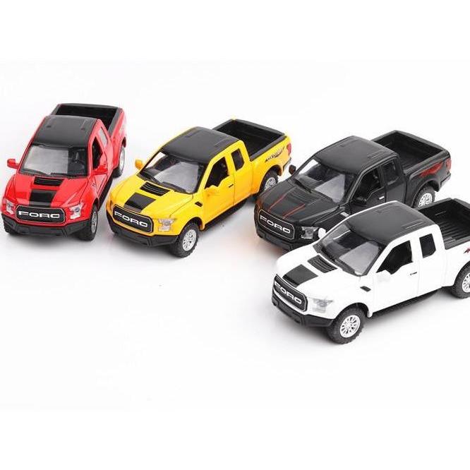1:32 Ford Ranger F-150 F150 2017 Diecast Mobil Mainan Miniatur - Biru