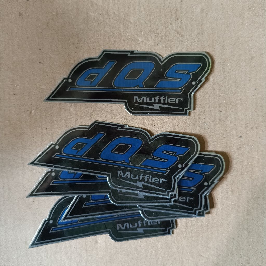 EMBLEM KNALPOT RACING DOS LOGO DOS