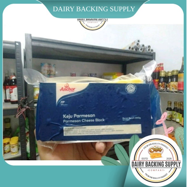 Keju Parmesan Blok Anchor 100gr/Anchor Parmesan Kemasan Vakum
