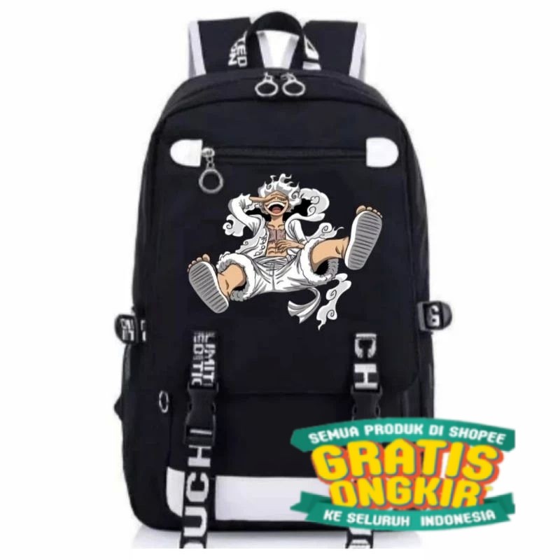 Tas ransel sekolah One Piece Tas sekolah kekinian Tas sekolah cewek cowok TK SD SMP SMA Cod/ keren c