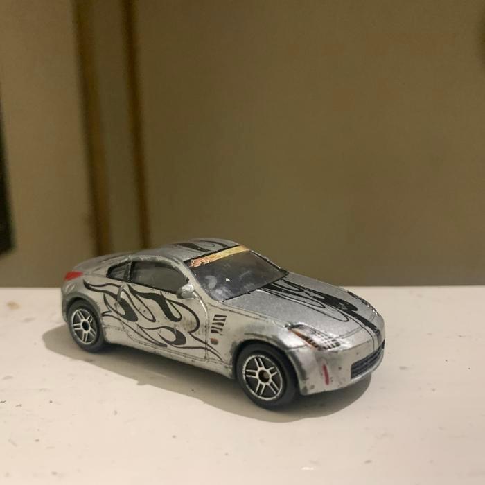 Realtoy Nissan Fairlady Z Silver loose junk bukan hotwheels 2ND