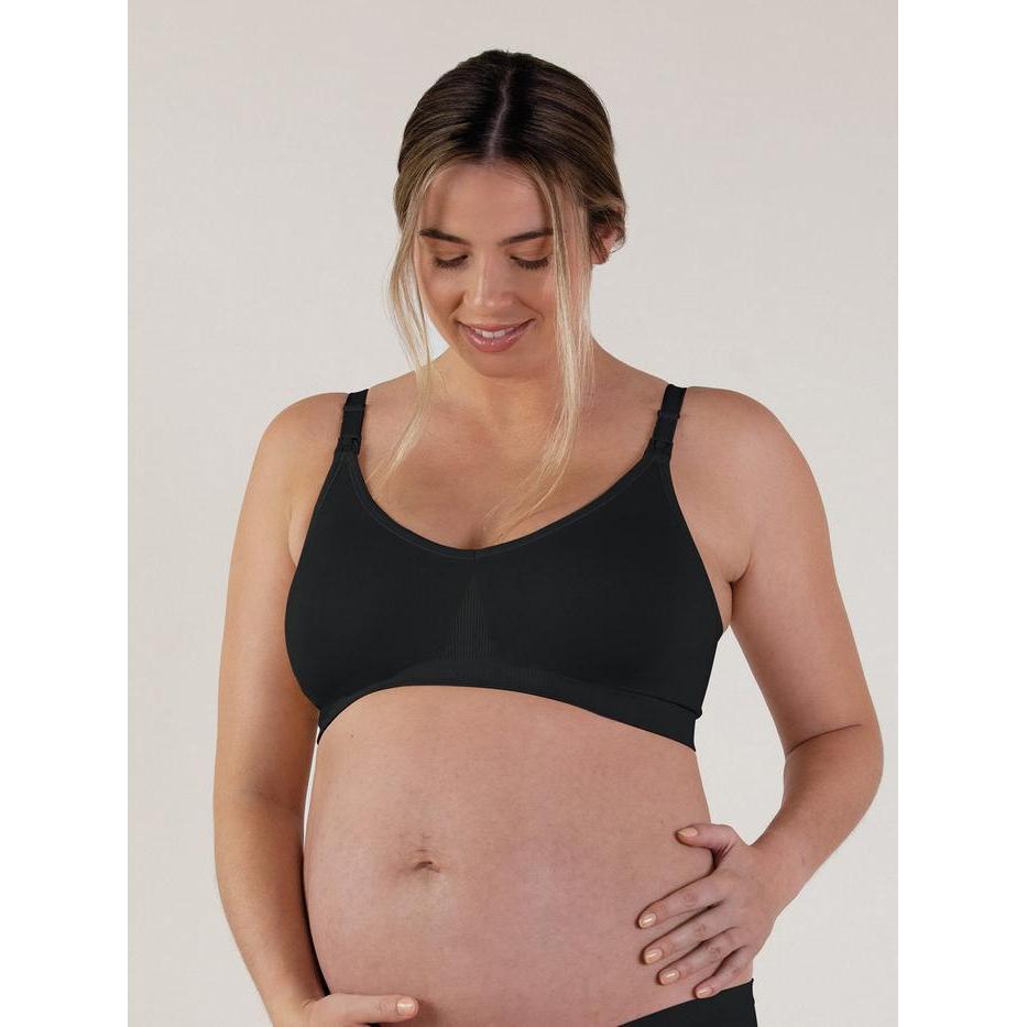 BRAVADO Body Silk Seamless Nursing Bra - Bra Menyusui Bravado Designs - BLACK, S