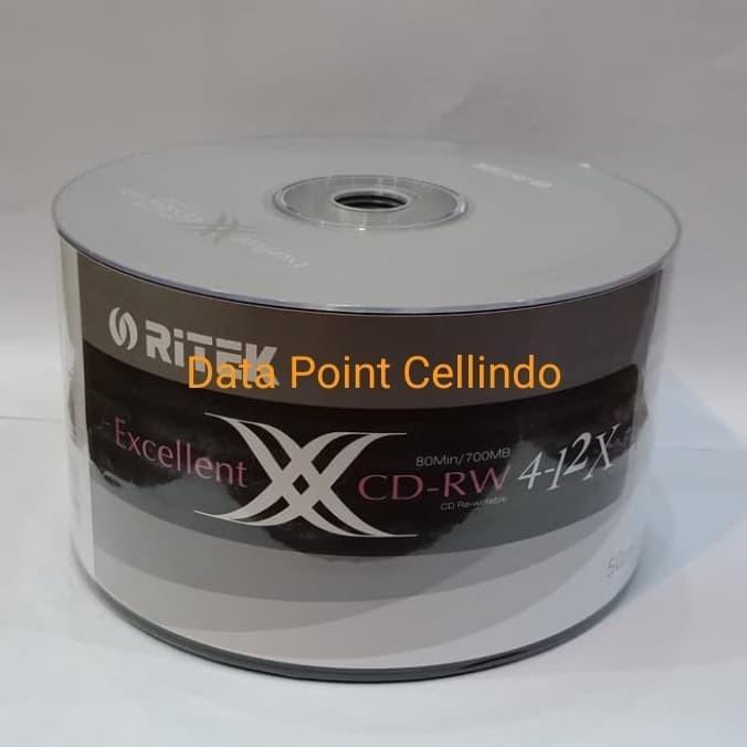 CD-RW Ritek / cd rw blank / cdrw kosong Ritek Bulk pack - Spesifikasi