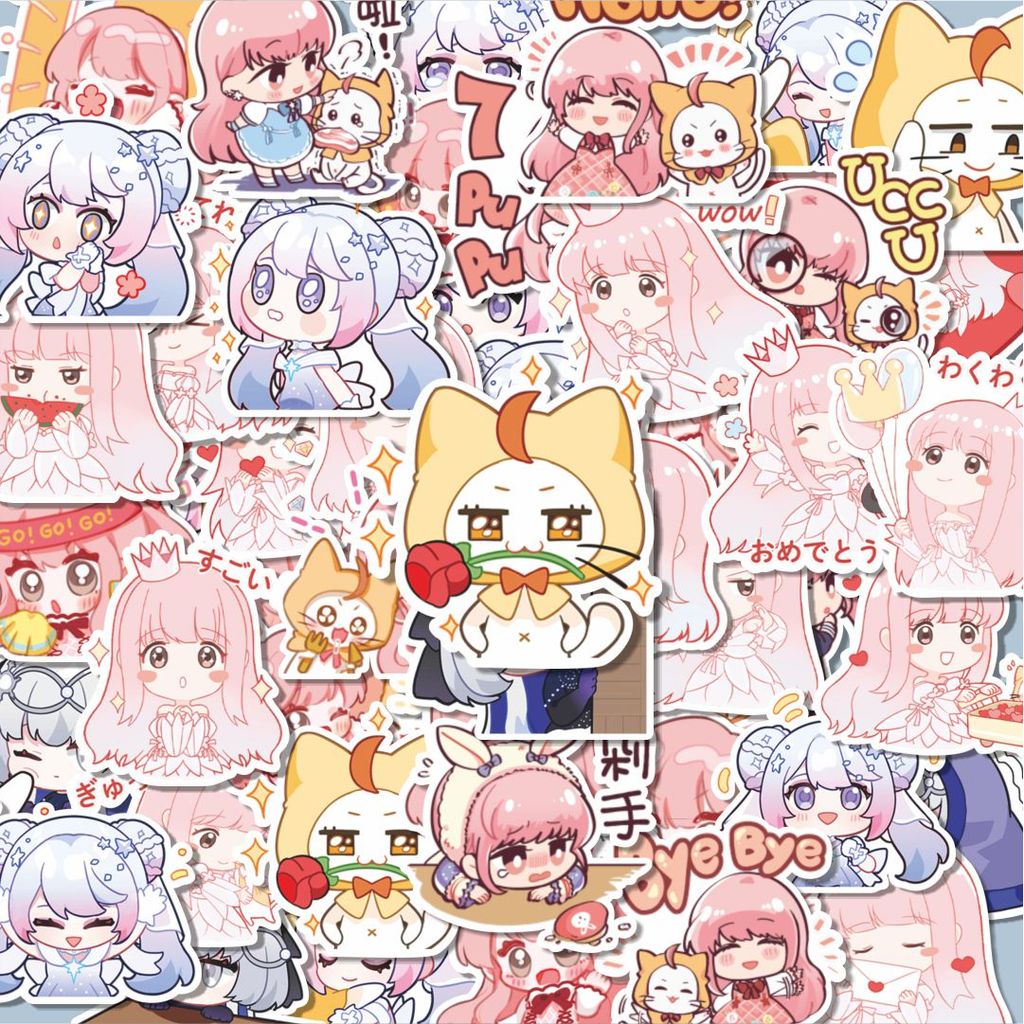 100PCS Lucu Stiker Shining Nikki Stiker Aesthetic Stiker Anti Air Stikers Berperekat Waterproof stic