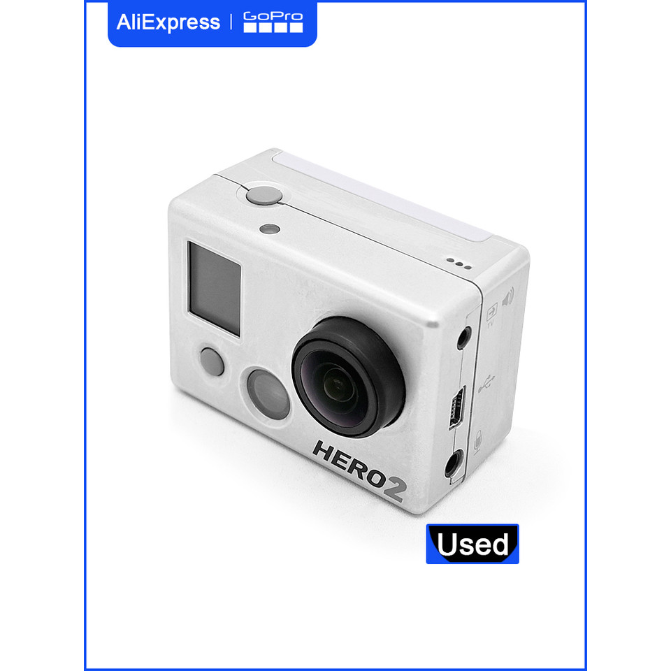 (Used) GoPro HD HERO2 Second generation entry level ultra wide angle Sports Camera Go Pro HD vlog sm