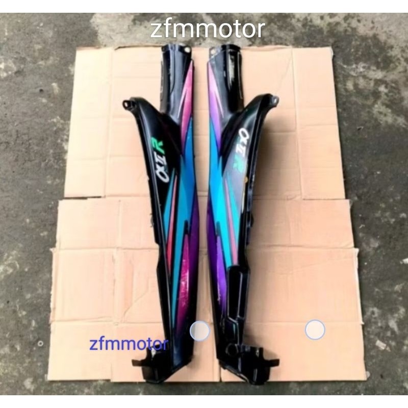 Cover body samping kanan kiri plus striping Yamaha Alfa alfa