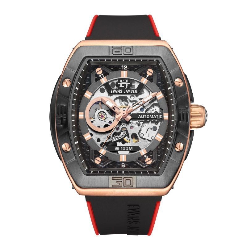 BUY 1 GET 1..JAM TANGAN PRIA EVANS JAYDEN ORIGINAL 9563 OTOMATIS