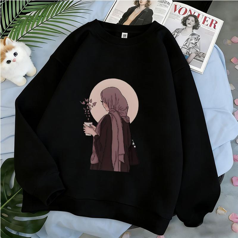 Korean Trend | COD Crewneck Sweater Oversize Unisex | Kaos Printing Sablon Karakter Trendly Wanita H