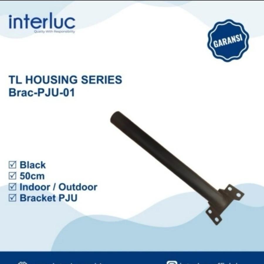 TIANG BRACKET LAMPU PJU LED 2 INCH 50CM BRACKET TIANG LAMPU JALAN