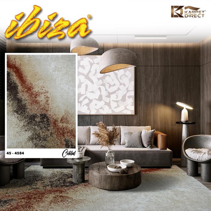 [Karpet Direct] Ibiza Karpet (Coklat) 100x150 cm - Kode 45-4584