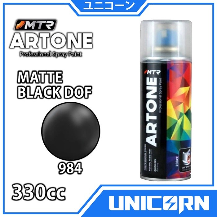MTR Artone Matte Black Doff 984 / Cat Semprot Gundam Model Kit