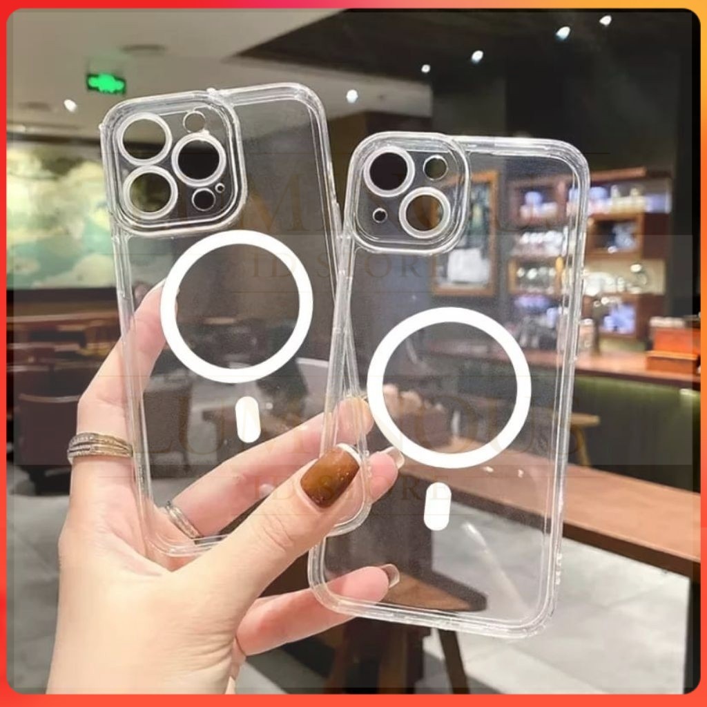 CASE CUSTOM MAGSAFE SAMSUNG S21 FE S21 PLUS S21 ULTRA S22 PLUS S22 ULTRA SOFTCASE CLEAR BENING PRO c