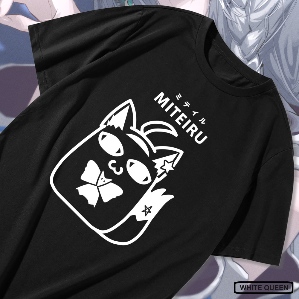 KAOS MITEIRU SHIRAKAMI FUBUKI HOLOLIVE -  DESIGN VTUBER LOGO MITEIRU FUBUKI HOLOLIVE