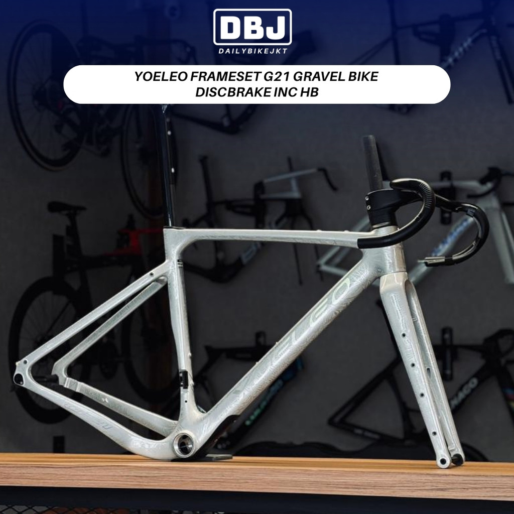 Yoeleo Frameset G21 Gravel Bike Disc Brake Inc Handlebar