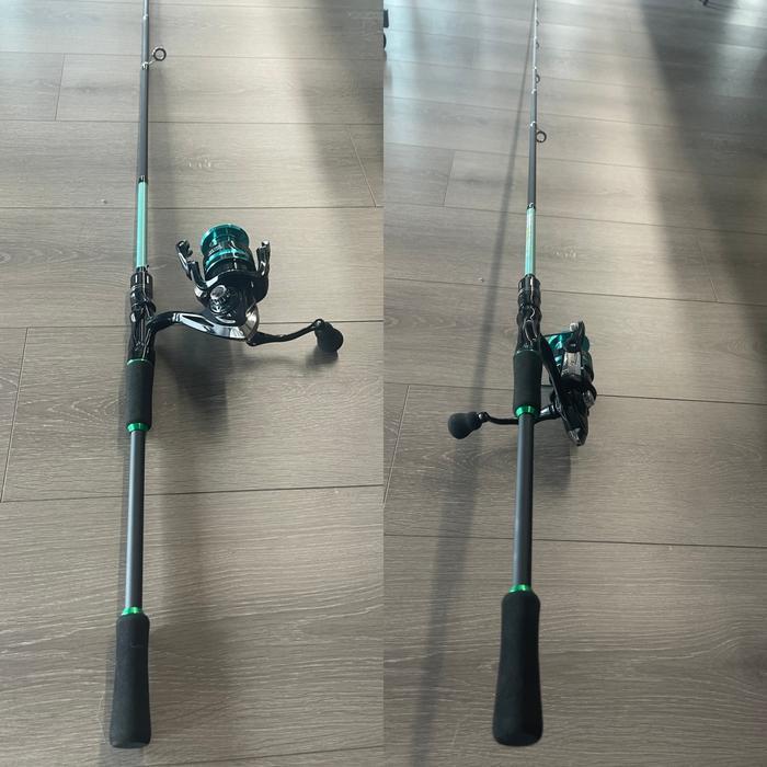 (ProAthlete Store) Paket murah Set lengkap DAIWA 2-in-1 joran spinning + 1 reel pancing DAIWA, reel 