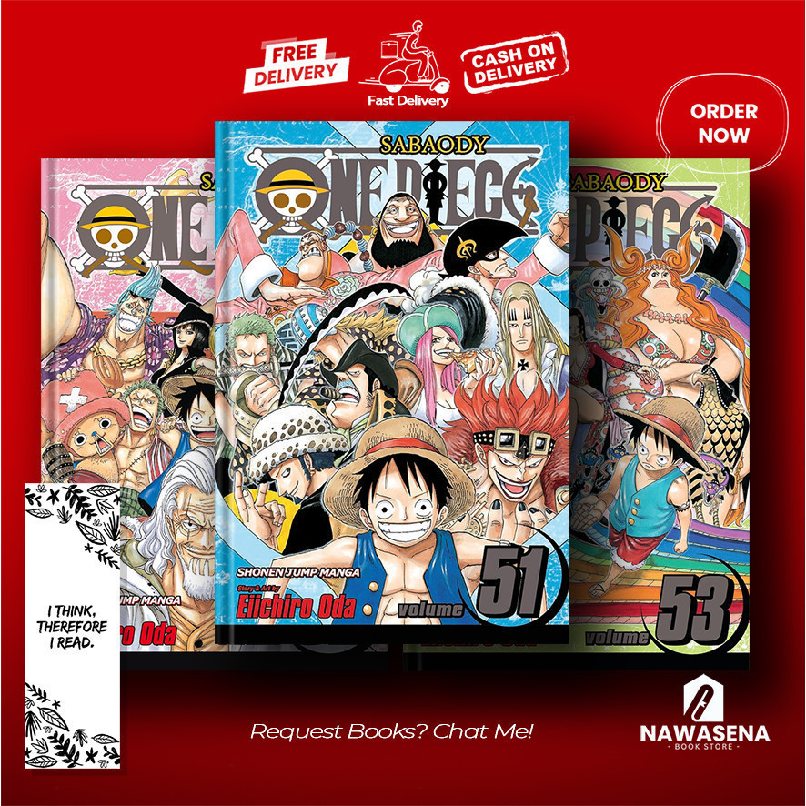 One Piece (Manga/Komik) Vol. 51 - 100 by Eiichiro Oda (English)