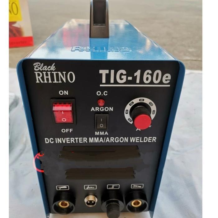 Rhino Tig 160 Mesin Las Argon Stainless steel TIG160 trafo las stainles TIG-160