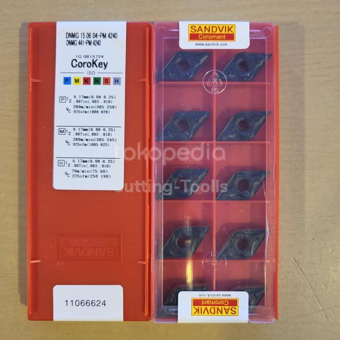 INSERT DNMG 150604 SANDVIK / DNMG 1506 / PAHAT BUBUT DNMG 150604