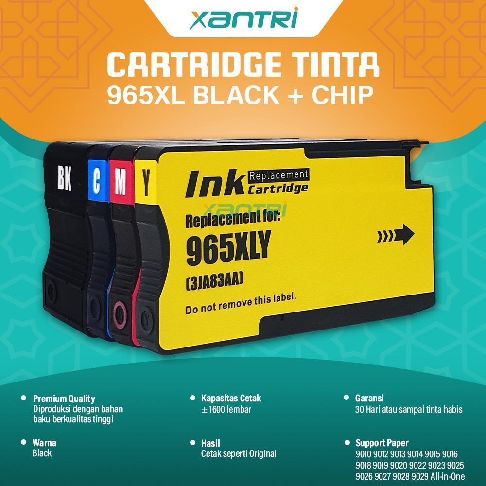Cartridge Tinta Compatible 965XL 965 Black Cyan Magenta Yellow