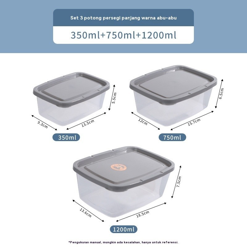 Thinwall Kotak Bekal  Makan Plastik Food Container Box Kedap Udara