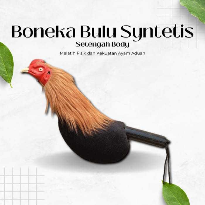 Boneka Ayam Aduan Setengah Body