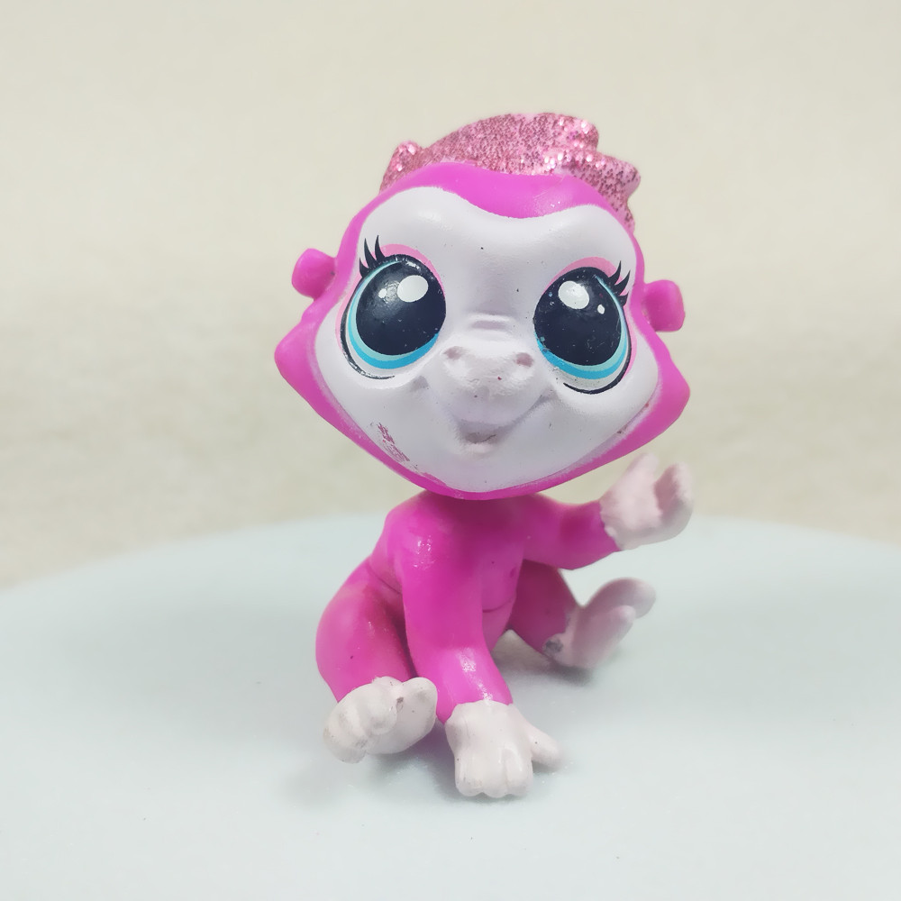 LPS Gorilla Littlest pet shop Bobble HEAD Anime Animal Doll toys
