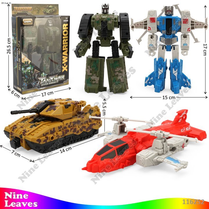 Mainan Anak Robot Deform X-Warrior Mainan Robot Berubah Bentuk