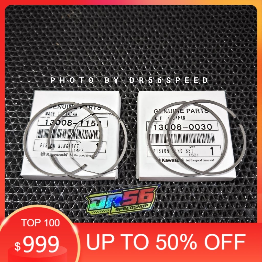 RING PISTON RING SEHER NINJA 150 R SS RR ORIGINAL KAWASAKI