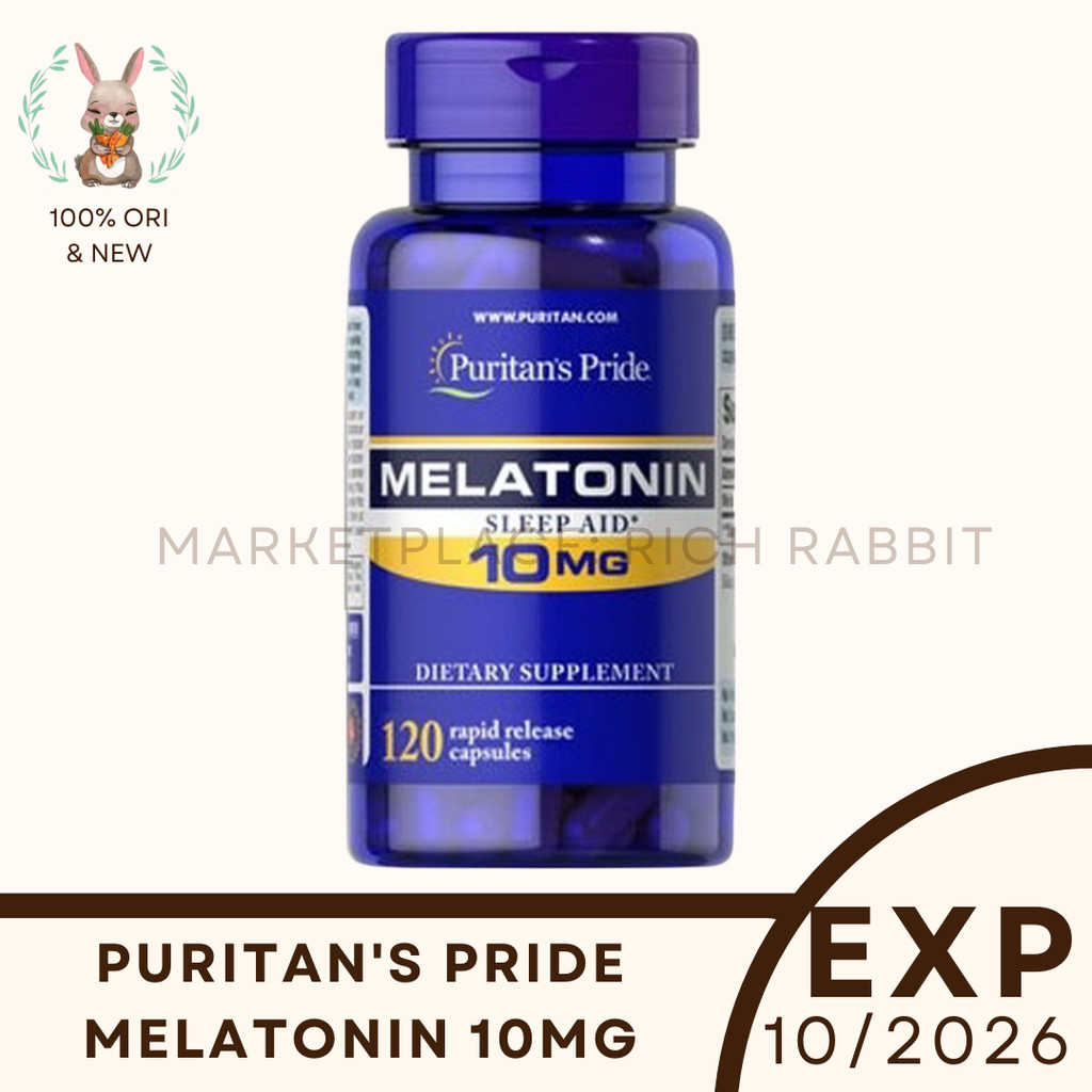 Puritan's Pride Super Strength Melatonin 10 Mg Obat Bantu Tidur