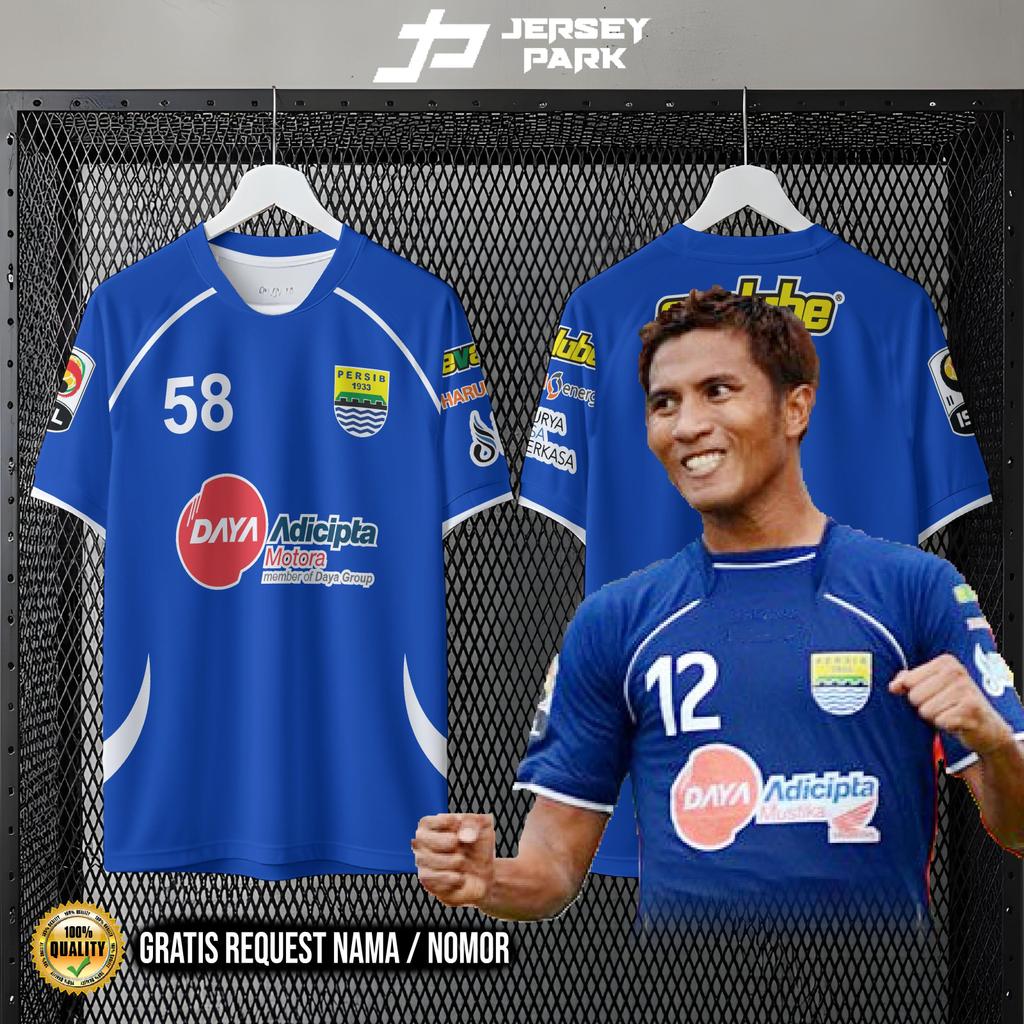 Jersey Persib Retro Vintage Classic Blue Home 2011 Unisex fullprint gratis pasang nama dan nomor